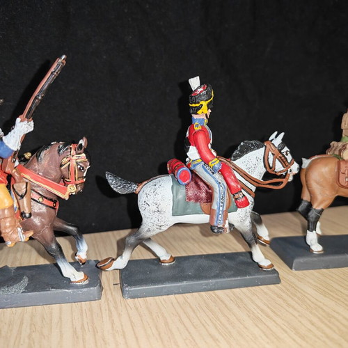 DeAgostini metal miniatures used, mounted soldiers
