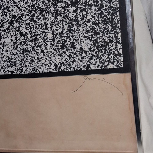Mario Prassinos Arbres silk screen print like new, signed limited edition