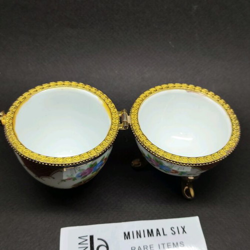 Porcelain egg vintage decorative used
