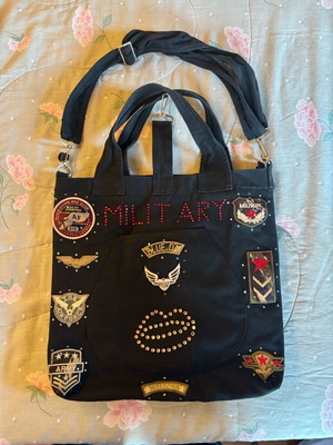 Women's crossbody bag used, black color