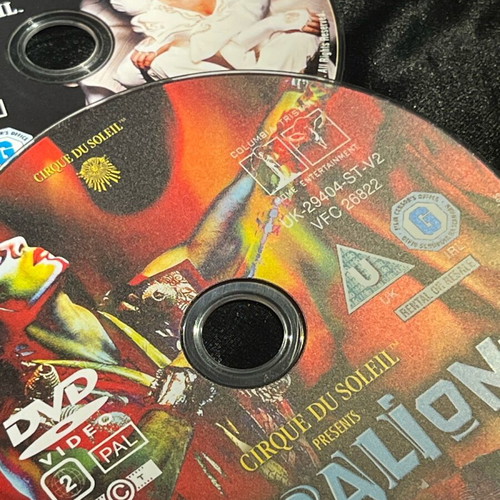 Cirque du Soleil DVD set 7 new shows La Nouba, Dralion, Alegría