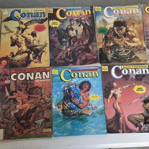Conan the Barbarian comic collection used, 62 issues