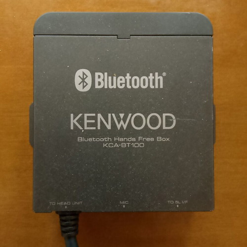 Kenwood car bluetooth KCA-BT100 used, missing handsfree
