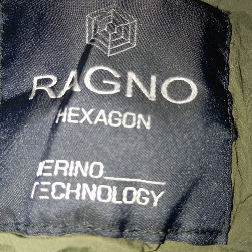 Ragno hexagon merino wool jacket size XXL like new