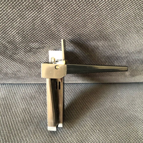 Metal 2-in-1 Lighter with Pipe New, Refillable Butane