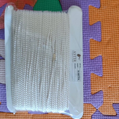 White cord new, pack of 2 pieces of 50 meters
