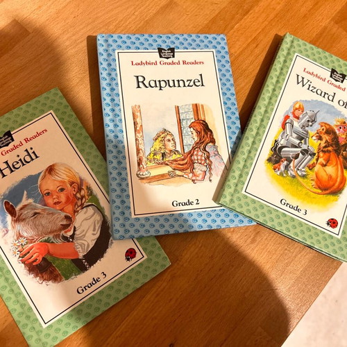 Ladybird Graded Readers like new, Wizard of Oz, Rapunzel, Heidi