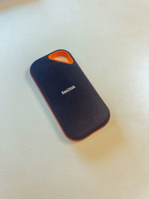 Sandisk Extreme Pro Portable V2 USB-C external SSD 2TB 2.5"