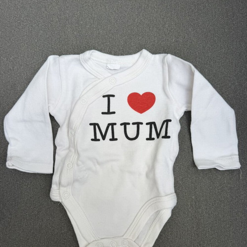 Long-sleeve baby bodysuits 0-1M & 0-3M