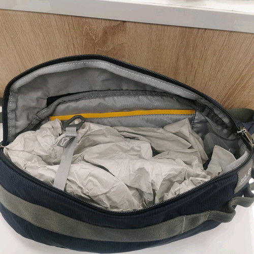 Jack Wolfskin Hip 'N' Sling Crossbody Bag new, blue, adjustable