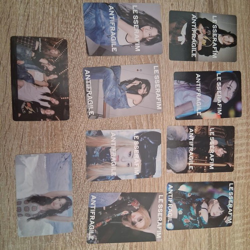 Lomo K-pop Lesserafim cards