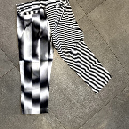 Copola women's marionette pants white and dark blue size small like new