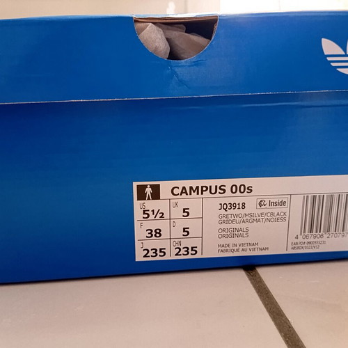 Adidas Campus 00s women's sneakers new, black and grey