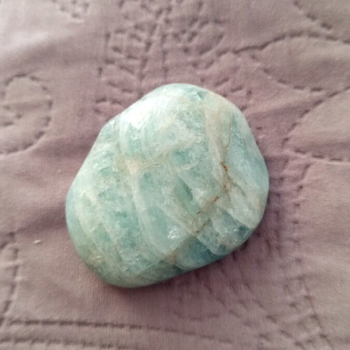 Aquamarine natural crystal A processed