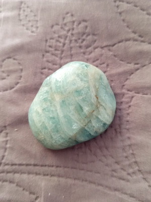 Aquamarine natural crystal A processed
