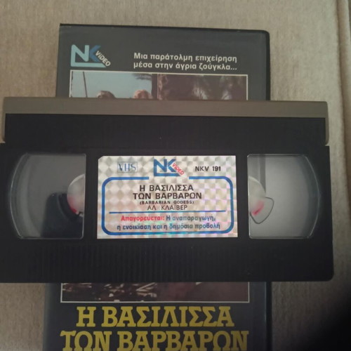 VHS Barbarian Goddess like new, fantasy adventure with subtitles