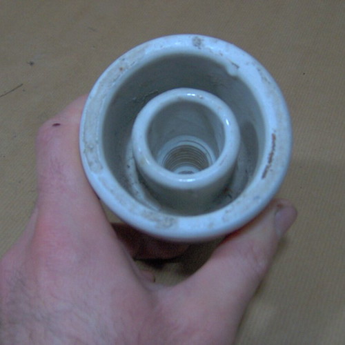 Porcelain Insulator OTE used, 80s