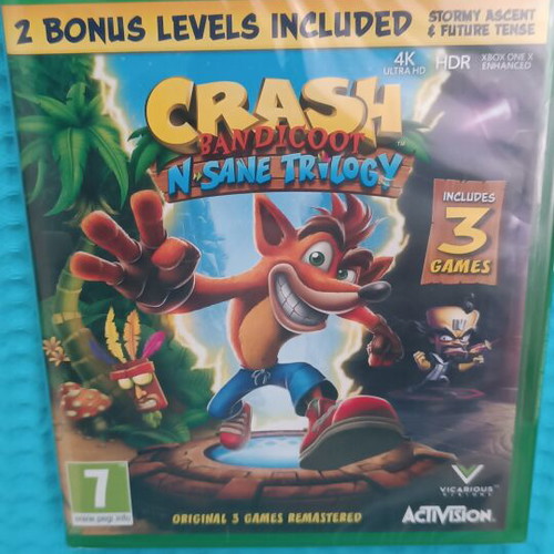 Crash Bandicoot N. Sane Trilogy Xbox One game new