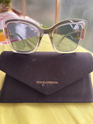 Dolce & Gabbana women's light grey plastic sunglasses like new