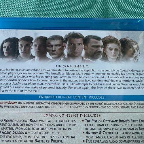 Rome Blu-Ray like new with Greek subtitles, complete seasons