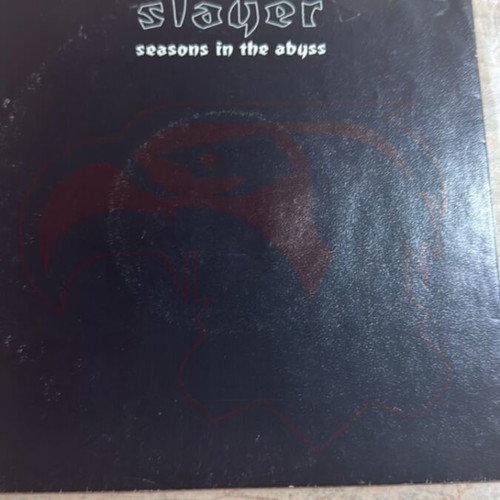 Slayer Seasons in the Abyss 7” vinyl single and DVD like new