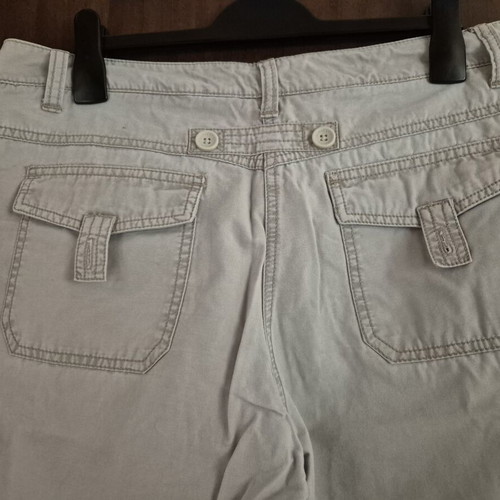 Beige jeans pants used, relaxed fit, Marks & Spencer, size L
