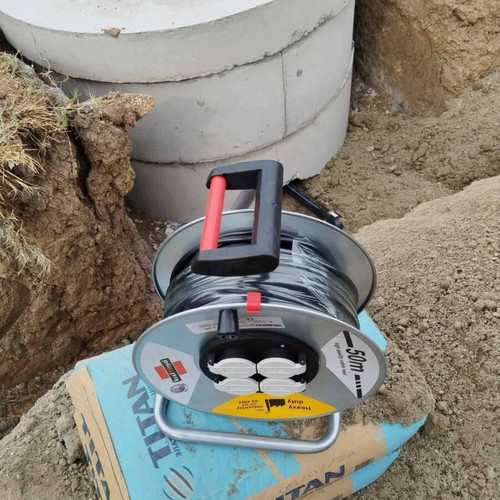 Electric cable reel 50 meters new