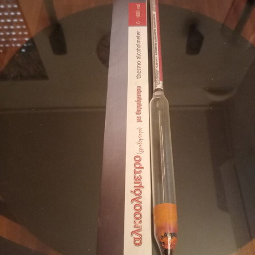 Alcoholmeter with Thermometer like new