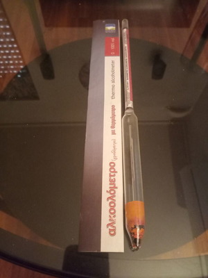 Alcoholmeter with Thermometer like new