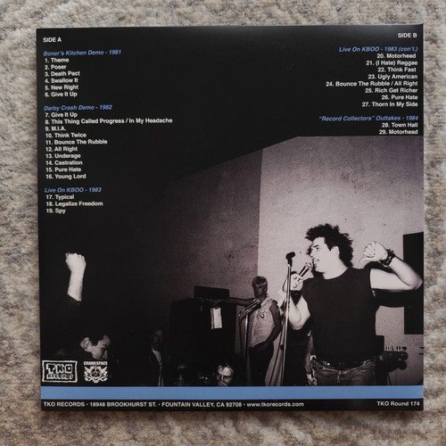 Poison Idea The Early Years LP like new, punk