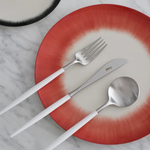 Set of 2 porcelain plates 28 cm Demeulemeester by Serax in luxury box