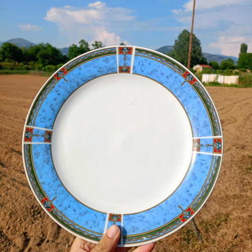 Vintage dessert plates like new, set of 7 pieces