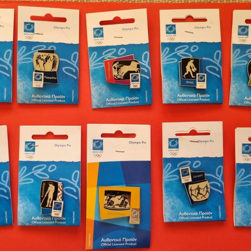 Pins Athens 2004 Ancient Sports series new, set of 10