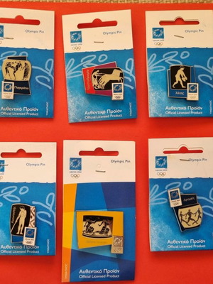 Pins Athens 2004 Ancient Sports series new, set of 10