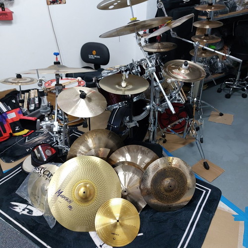 Meinl Marathon Ride 20" cymbal like new with Turkey Splash 12" and drumsticks