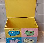  Παιδικό ξύλινο κουτί αποθήκευσης