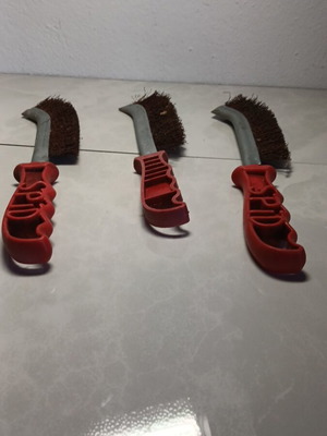 Wire brushes used, pack of 3 pieces