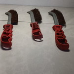 Wire brushes used, pack of 3 pieces