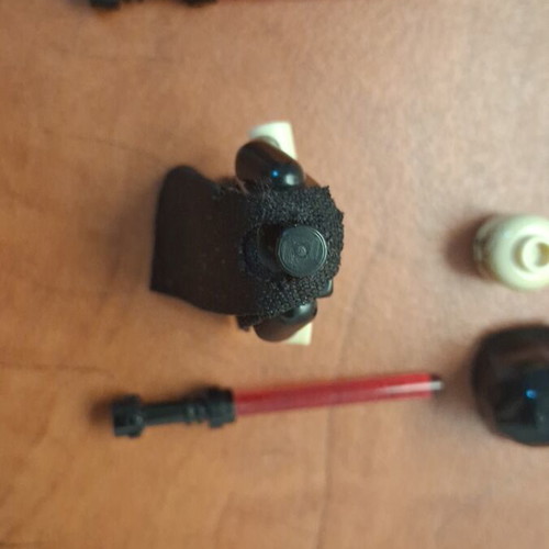 LEGO Star Wars Darth Vader & Emperor Palpatine Sith figures with red lightsabers