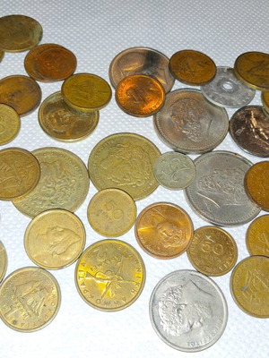 Coins used, all together
