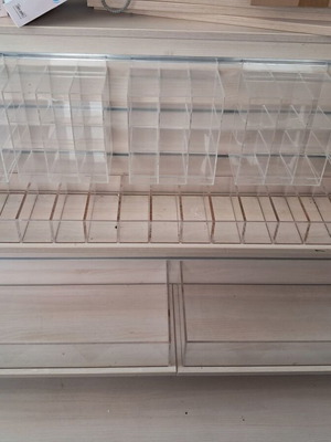 Plexiglass cases 9-slot pack of 5, new