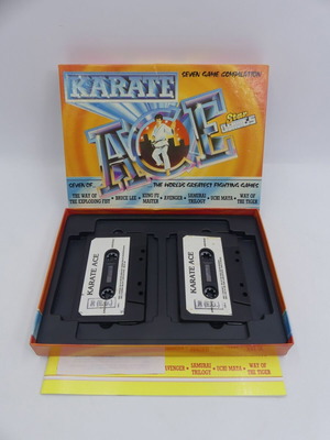 Karate Ace 7 Game Compilation Amstrad CPC 464/664/6128 cassette used