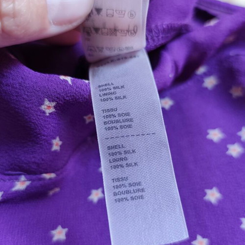 Stella McCartney silk camisole top like new, size S, purple