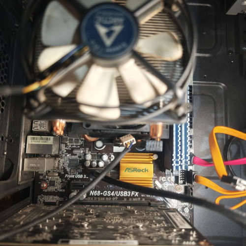 Motherboard with processor and memory like new