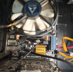 Motherboard with processor and memory like new
