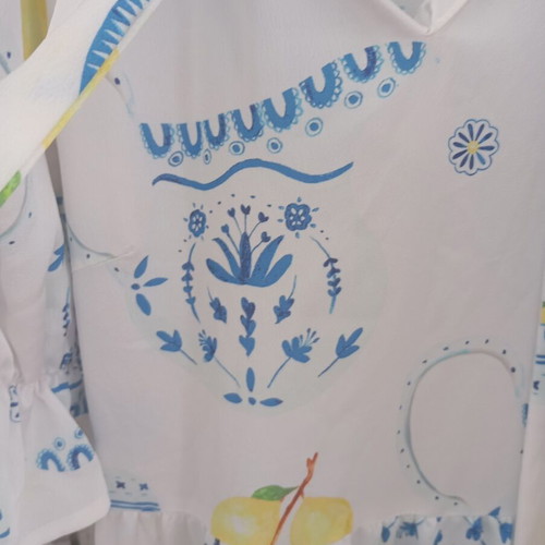 Never Fully Dressed Medium Dress with Lemon Print like new
