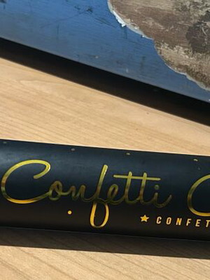Confetti cannon new, ideal for parties and weddings