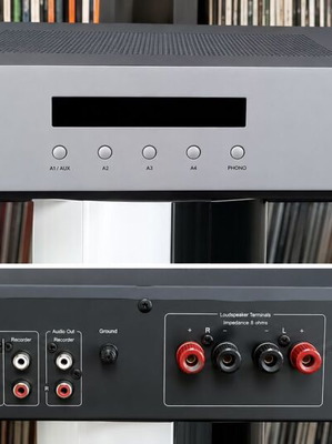 Cambridge Audio AXA35 Integrated Hi-Fi Stereo Amplifier like new, 35W/8Ω, grey