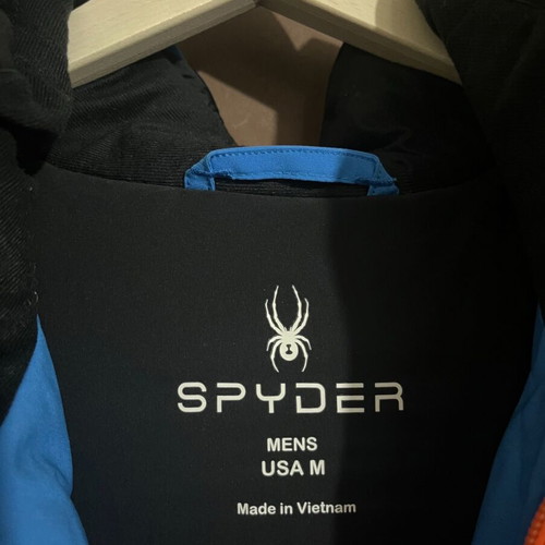 Spyder Zermatt Jacket size medium like new, blue/black