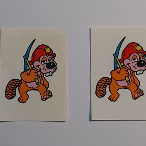 The Woods Family stickers used, pack of 17, vintage 25 years old